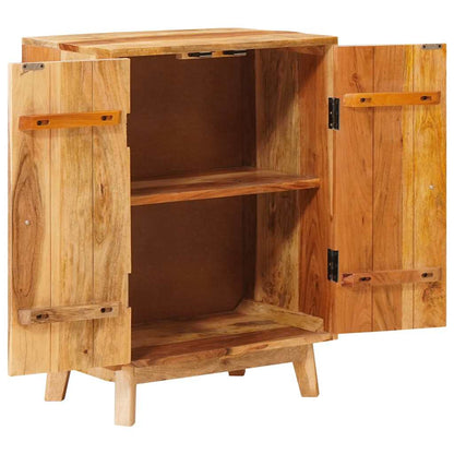 vidaXL Stauraumschränke mit Tür Braun 55 x 35 x 75 cm Massivholz Mango