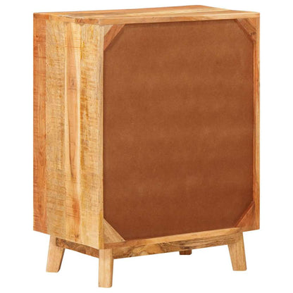 vidaXL Stauraumschränke mit Tür Braun 55 x 35 x 75 cm Massivholz Mango
