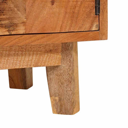 vidaXL Stauraumschränke Braun 110 x 30 x 45 cm Massivholz Mango