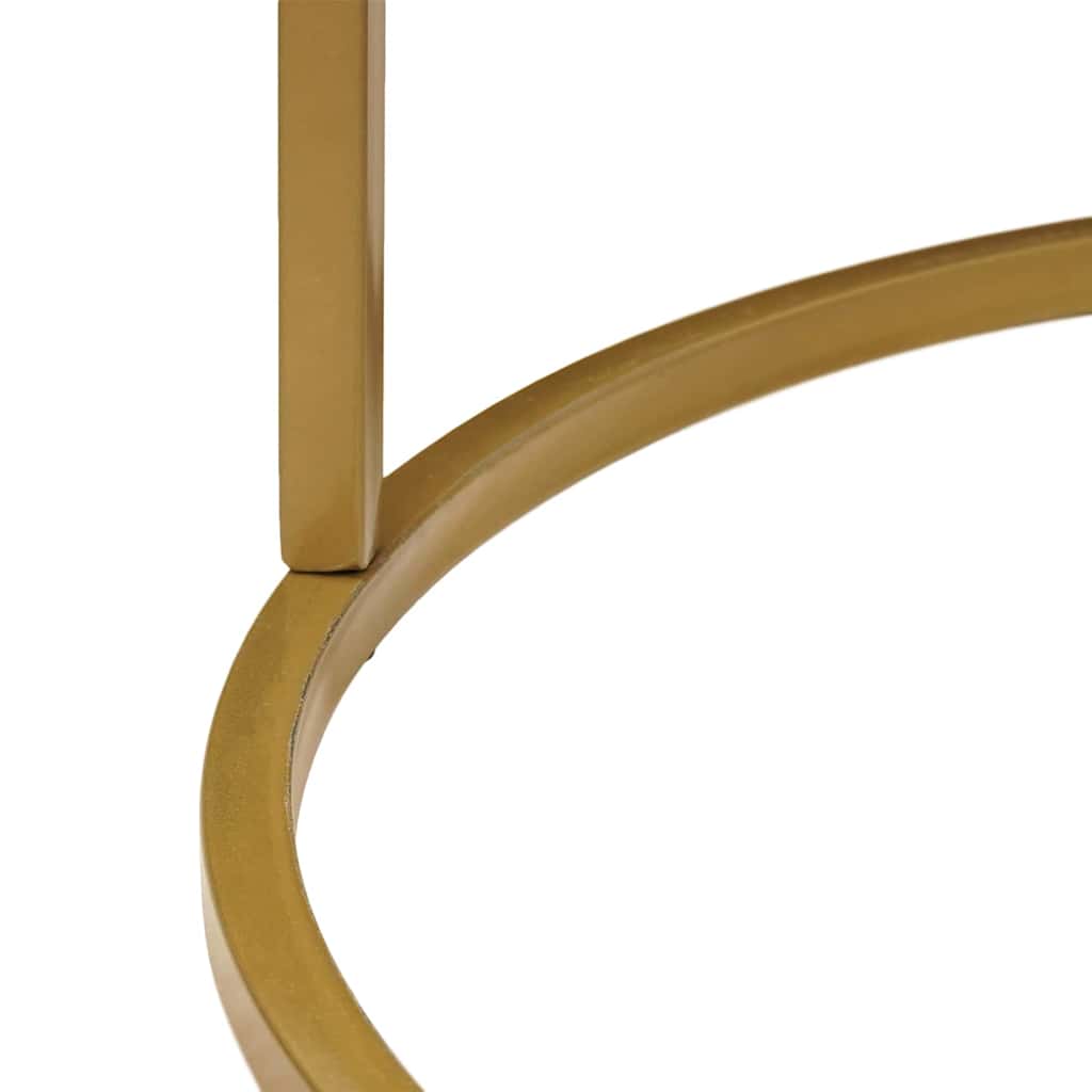 Nesting-Couchtische 3 pcs Honigbraun Massivholz Mango und Stahl