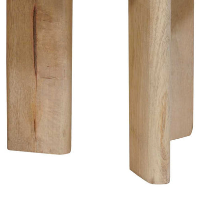 Nesting-Couchtische 2 pcs Schwarz Massivholz Mango