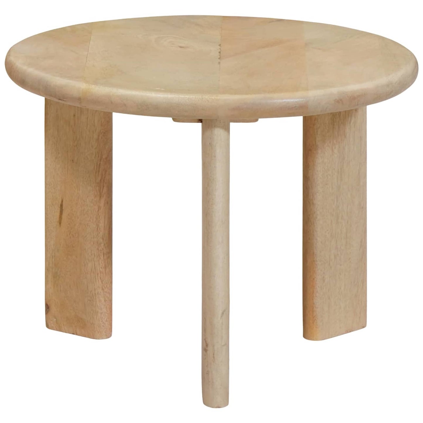 Nesting-Couchtische 2 pcs Schwarz Massivholz Mango