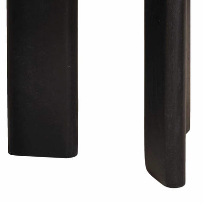 Nesting-Couchtische 2 pcs Weiß Massivholz Mango