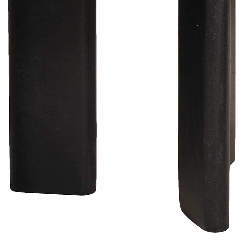 Nesting-Couchtische 3 pcs Weiß Massivholz Mango