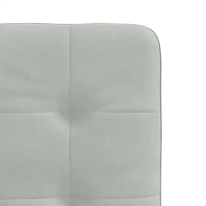 vidaXL Chaises de salle à manger 2 pcs Velours gris clair