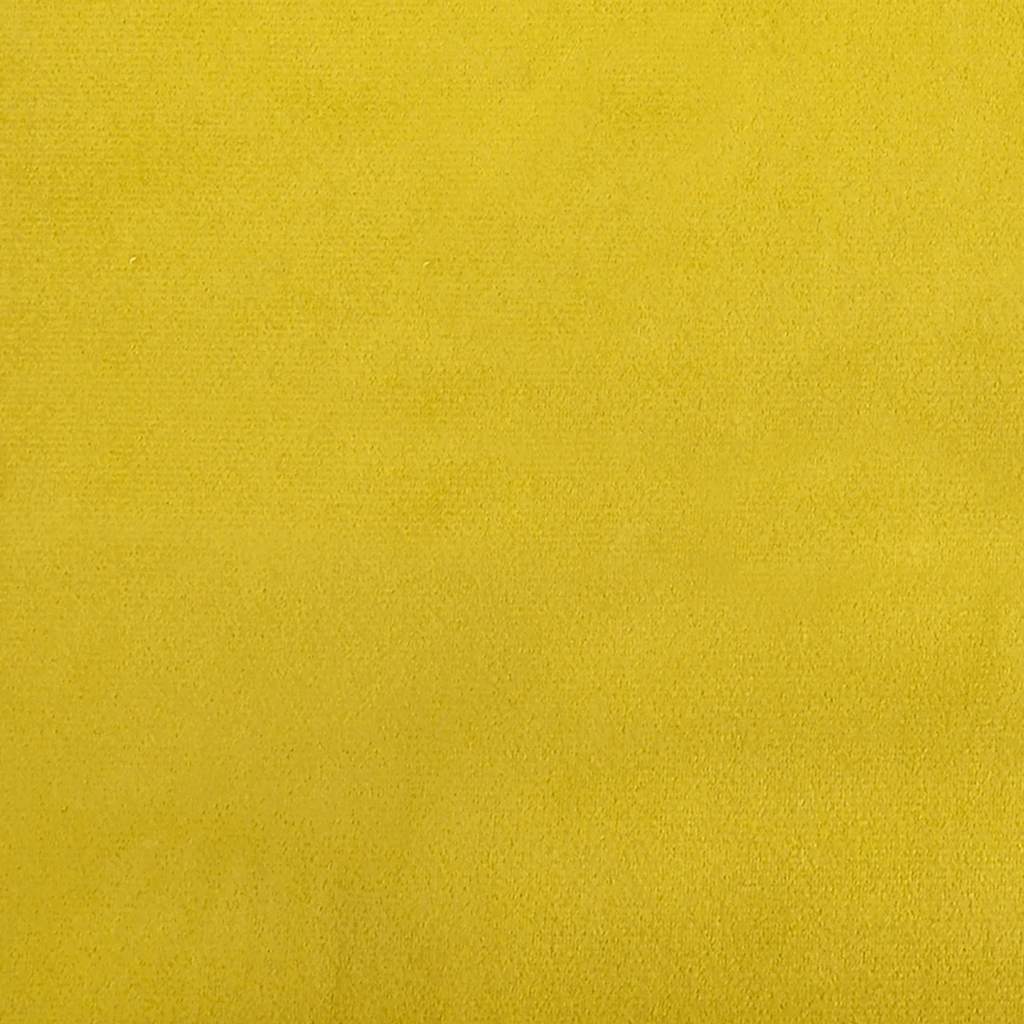 vidaXL Chaises de salle à manger 2 pcs Jaune Velours