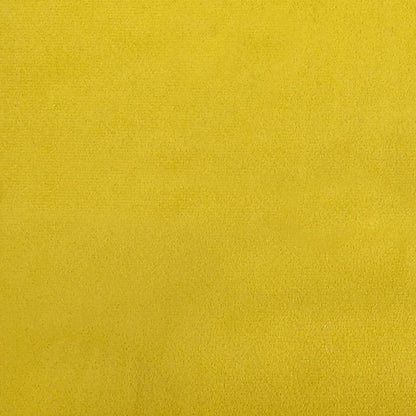 vidaXL Chaises de salle à manger 2 pcs Jaune Velours