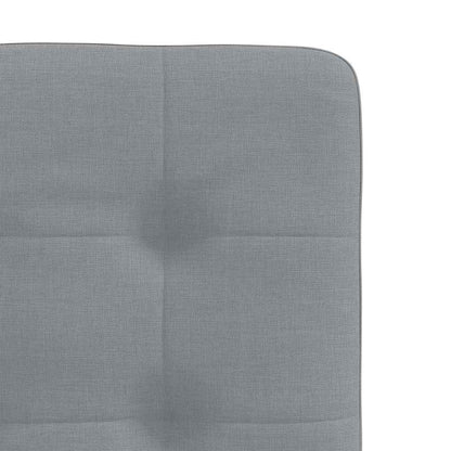 vidaXL Chaises de salle à manger 2 pcs Tissu Gris clair