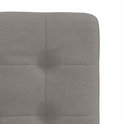 vidaXL Chaises de salle à manger 2 pcs Taupe Tissu
