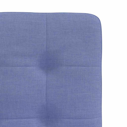 vidaXL Esszimmerstühle 2 Stk. Jeansblau Stoff