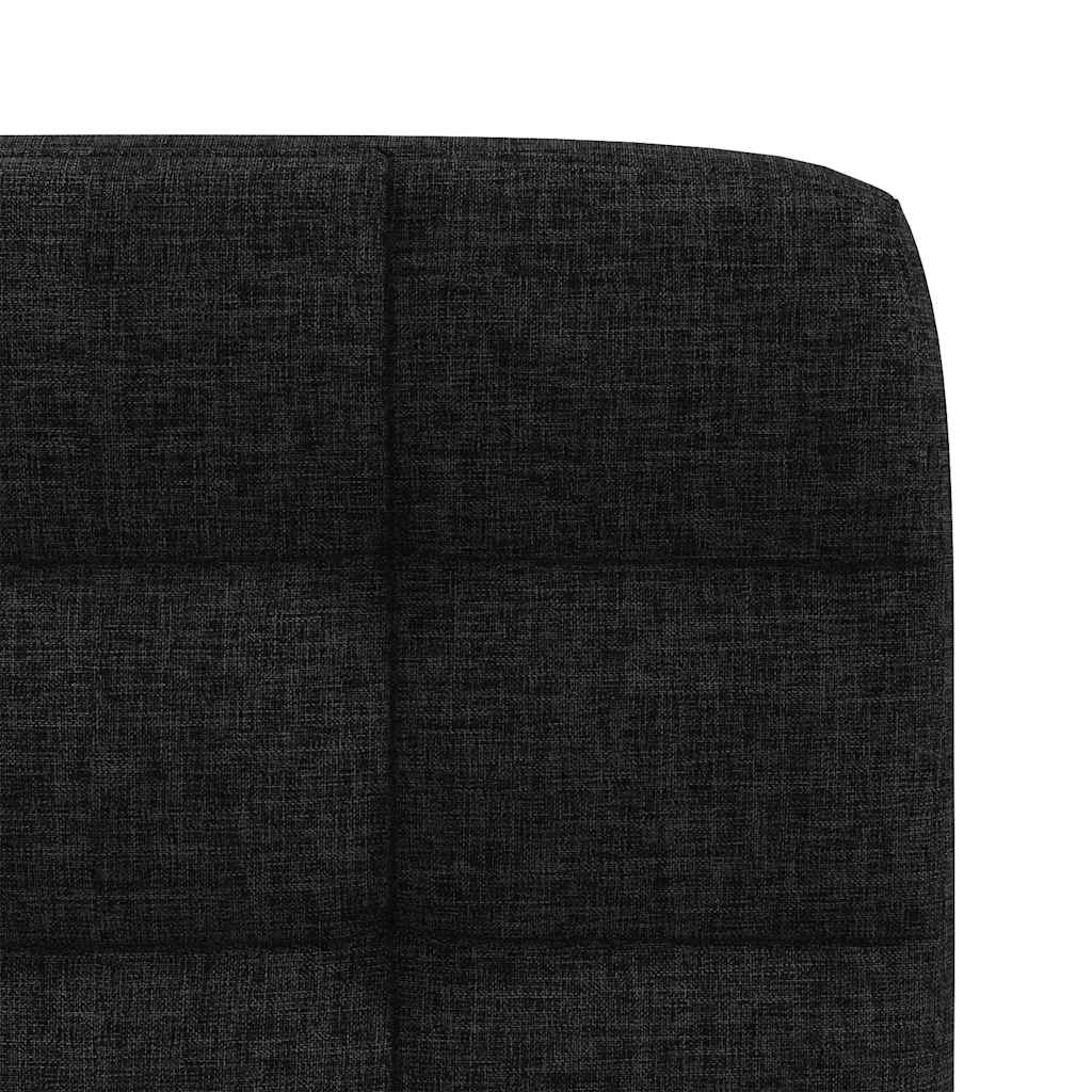 vidaXL Esszimmerstühle 2 Stk. Schwarz Stoff