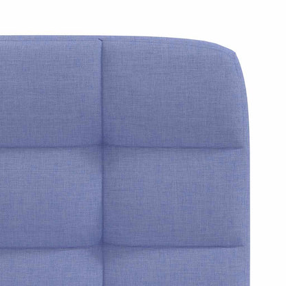 vidaXL Esszimmerstühle 2 Stk. Jeansblau Stoff