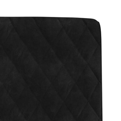 vidaXL Esszimmerstühle 2 Stk. Schwarz Samt