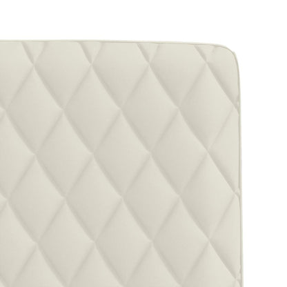 vidaXL Esszimmerstühle 2 Stk. Creme Samt