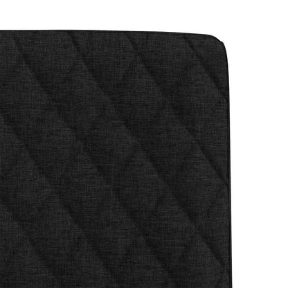 vidaXL Chaises de salle à manger 2 pcs Tissu noir
