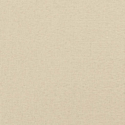 vidaXL Esszimmerstühle 2 Stk. Creme Stoff