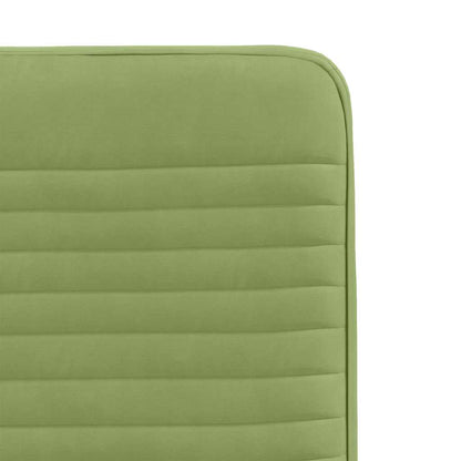 vidaXL Chaises de salle à manger 2 pcs Vert clair Velours