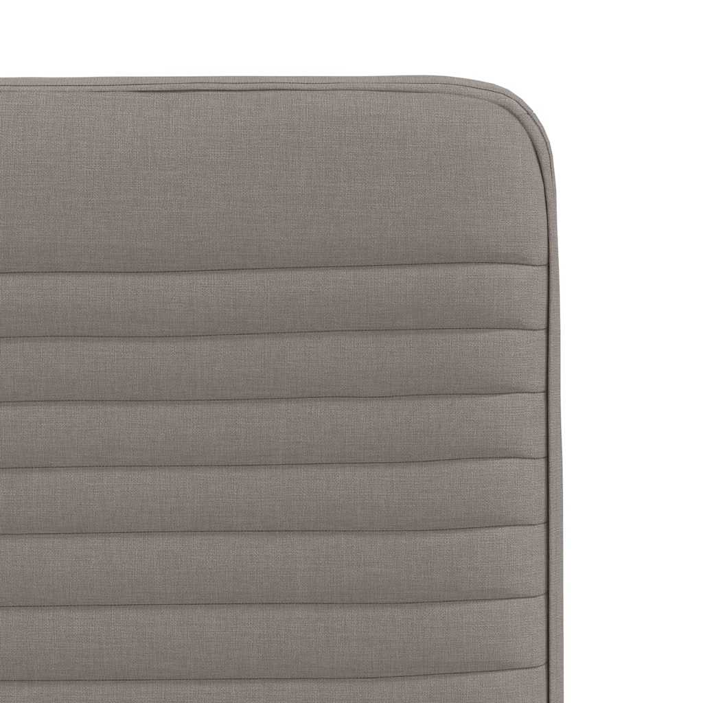 vidaXL Esszimmerstühle 2 Stk. Taupe Stoff