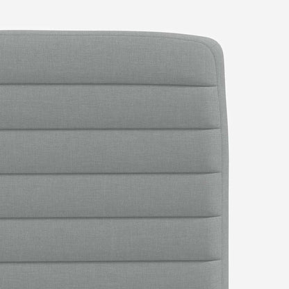 vidaXL Chaises de salle à manger 2 pcs Tissu Gris clair