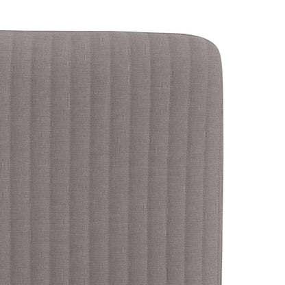 vidaXL Esszimmerstühle 2 Stk. Taupe Stoff