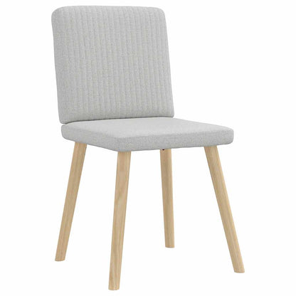 vidaXL Chaises de salle à manger 2 pcs Tissu gris nuage