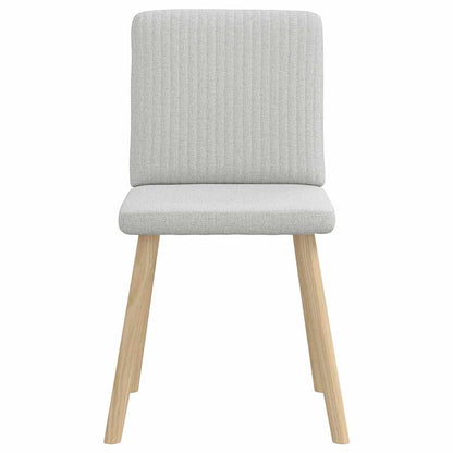 vidaXL Chaises de salle à manger 2 pcs Tissu gris nuage