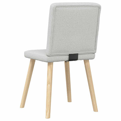 vidaXL Chaises de salle à manger 2 pcs Tissu gris nuage