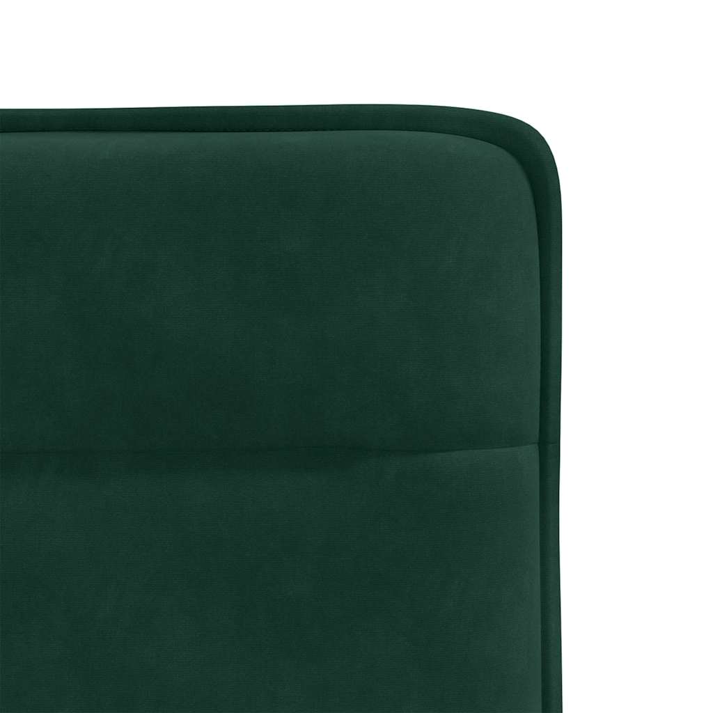 vidaXL Chaises de salle à manger 2 pcs Velours vert foncé