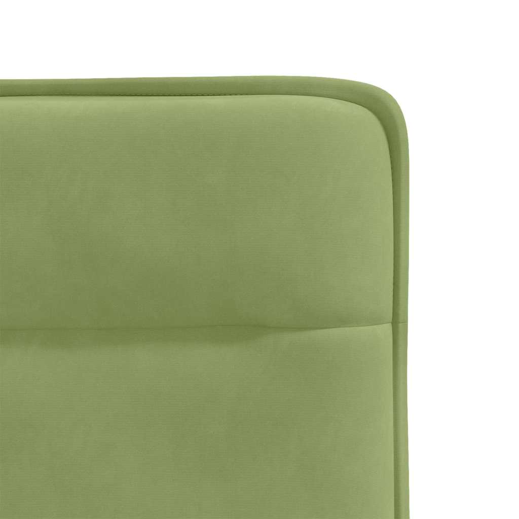 vidaXL Chaises de salle à manger 2 pcs Vert clair Velours