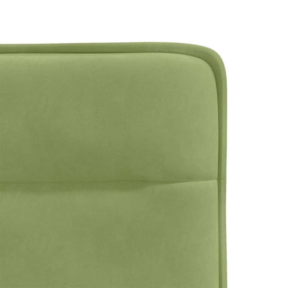 vidaXL Chaises de salle à manger 2 pcs Vert clair Velours