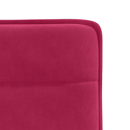 vidaXL Chaises de salle à manger 2 pcs Velours rouge bordeaux