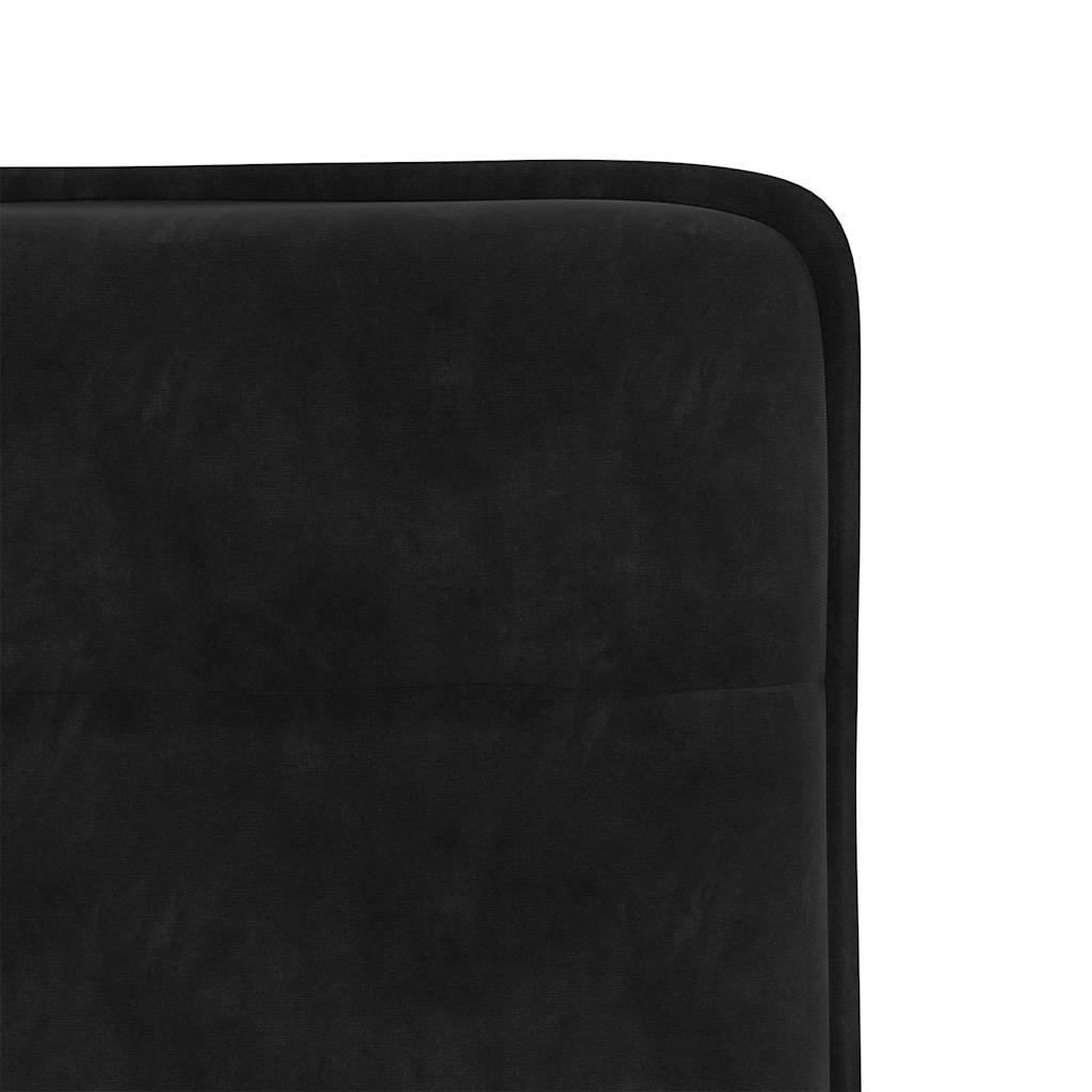 vidaXL Chaises de salle à manger 2 pcs Velours noir