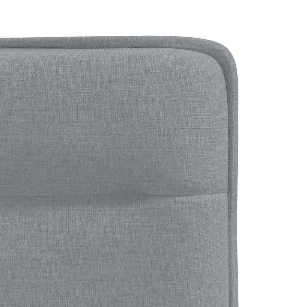vidaXL Chaises de salle à manger 2 pcs Tissu Gris clair