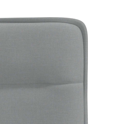vidaXL Chaises de salle à manger 2 pcs Tissu Gris clair