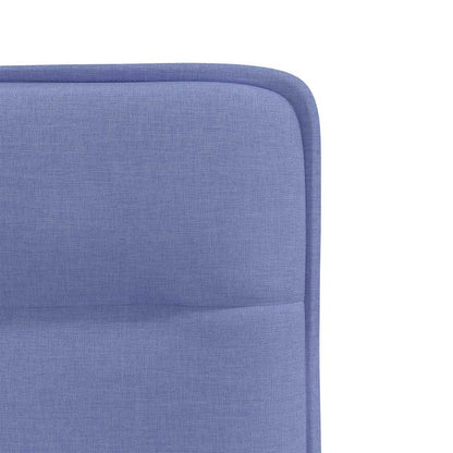vidaXL Chaises de salle à manger 2 pcs Tissu bleu jean