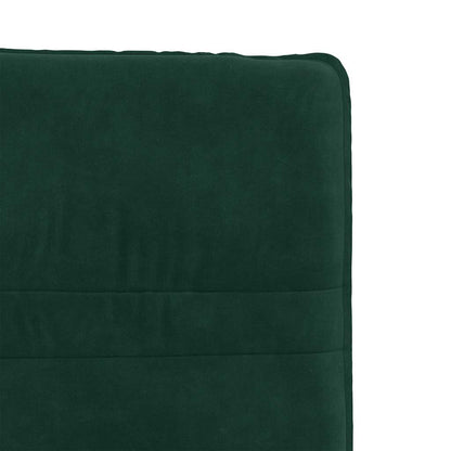 vidaXL Chaises de salle à manger 2 pcs Velours vert foncé