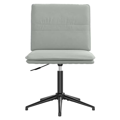 vidaXL Chaise de salle à manger gris clair velours