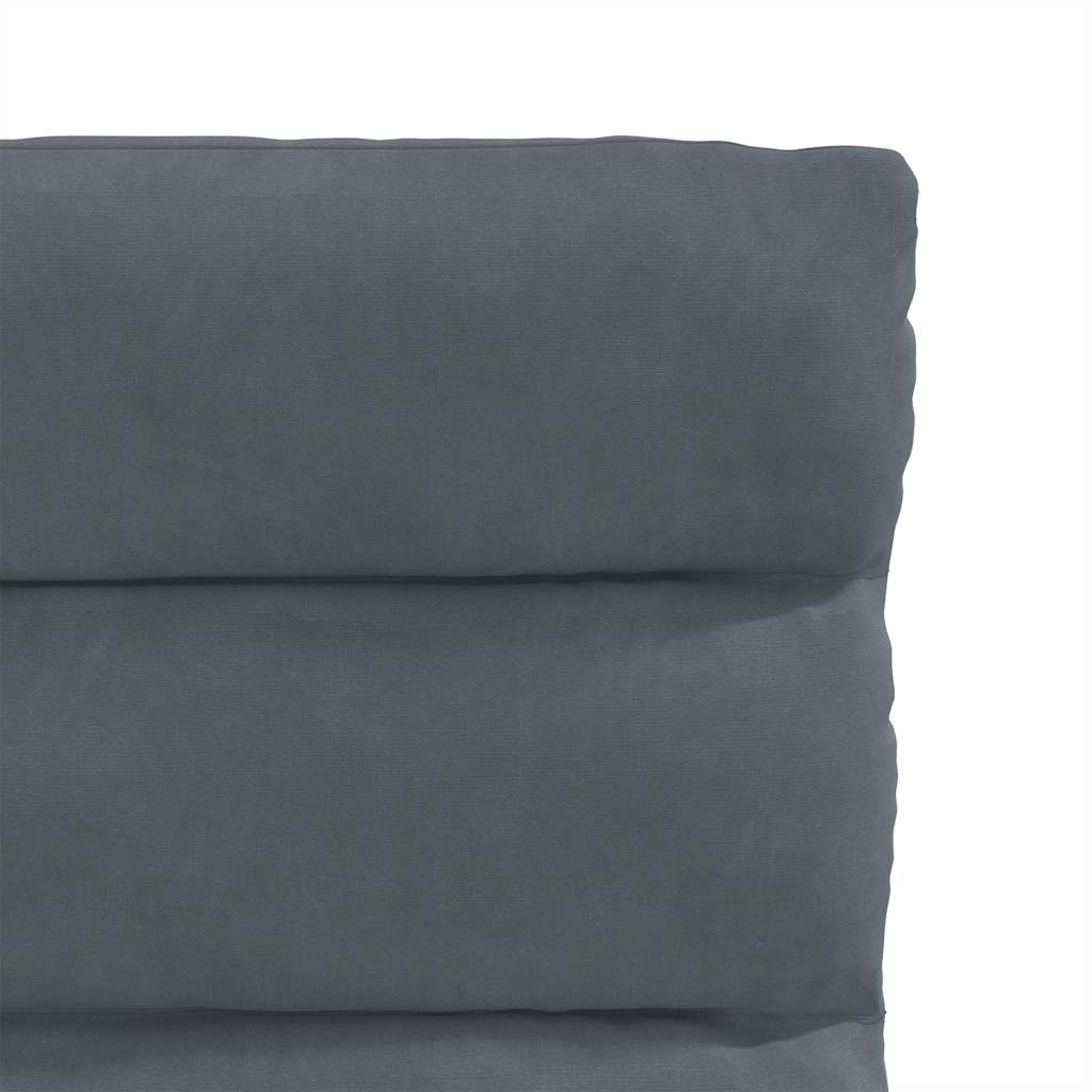 vidaXL Esszimmerstühle 2 Stk. Dunkelgrau Samt