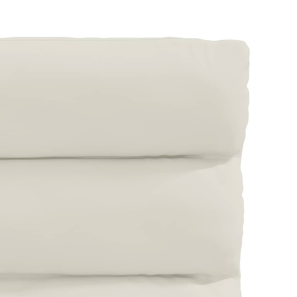 Esszimmerstühle 2 Stk. Creme Samt