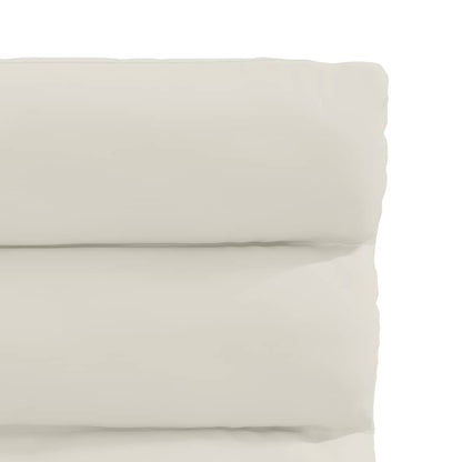 Esszimmerstühle 2 Stk. Creme Samt