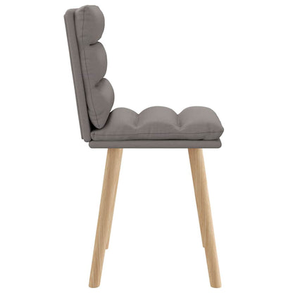 vidaXL Esszimmerstühle 2 Stk. Taupe Stoff