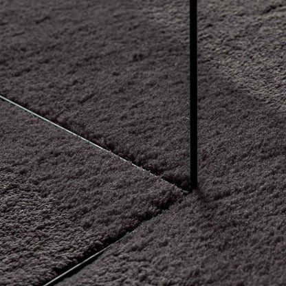 vidaXL Bereichsteppiche HUARTE Anthrazit 100 x 200 cm 100 %Polyester