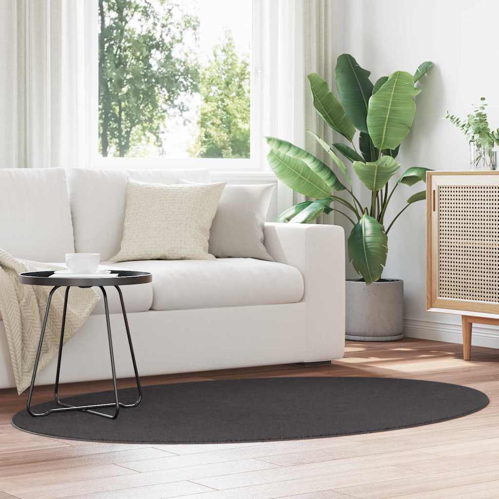 Bereichsteppiche HUARTE Anthrazit 120 x 170 cm 100 %Polyester