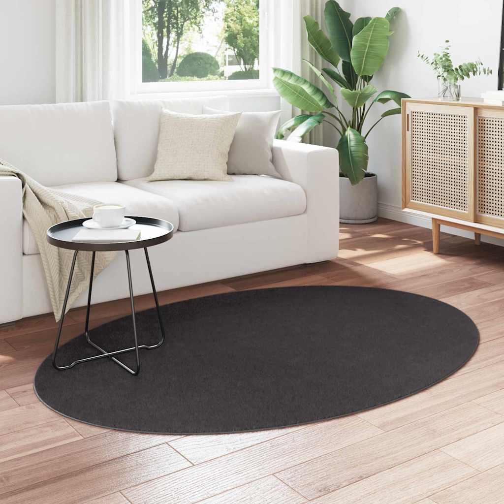 Bereichsteppiche HUARTE Anthrazit 120 x 170 cm 100 %Polyester