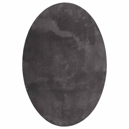 vidaXL Bereichsteppiche HUARTE Anthrazit 140 x 200 cm 100 %Polyester