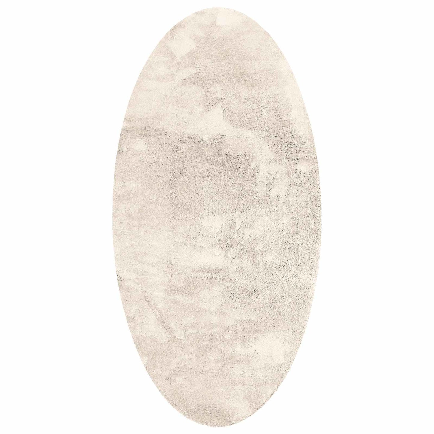 Bereichsteppiche Oval HUARTE Beige 100 x 200 cm 100 %Polyester