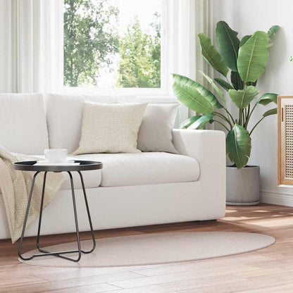 Bereichsteppiche Oval HUARTE Sand 80 x 150 cm 100 %Polyester