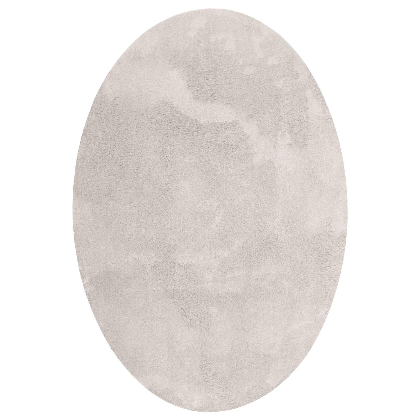 vidaXL Tapis d'appoint ovale HUARTE sable 140 x 200 cm 100 % polyester