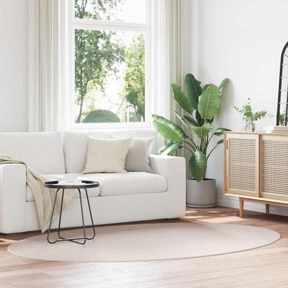 Bereichsteppiche Oval HUARTE Sand 160 x 230 cm 100 %Polyester