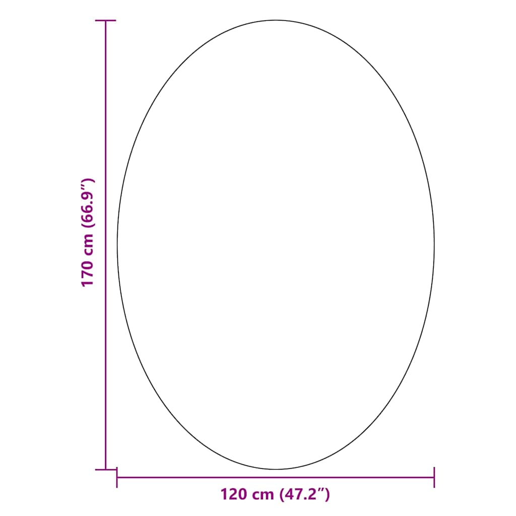 Bereichsteppiche Oval HUARTE Grau 120 x 170 cm 100 %Polyester